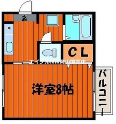 ディアス西川原の物件間取画像